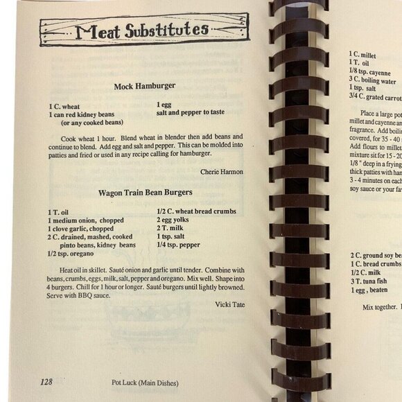 Cookin With Home Storage By Vicki Tate Revised Ed Spiral Bound Cookbook 1993 - Picture 9 of 12